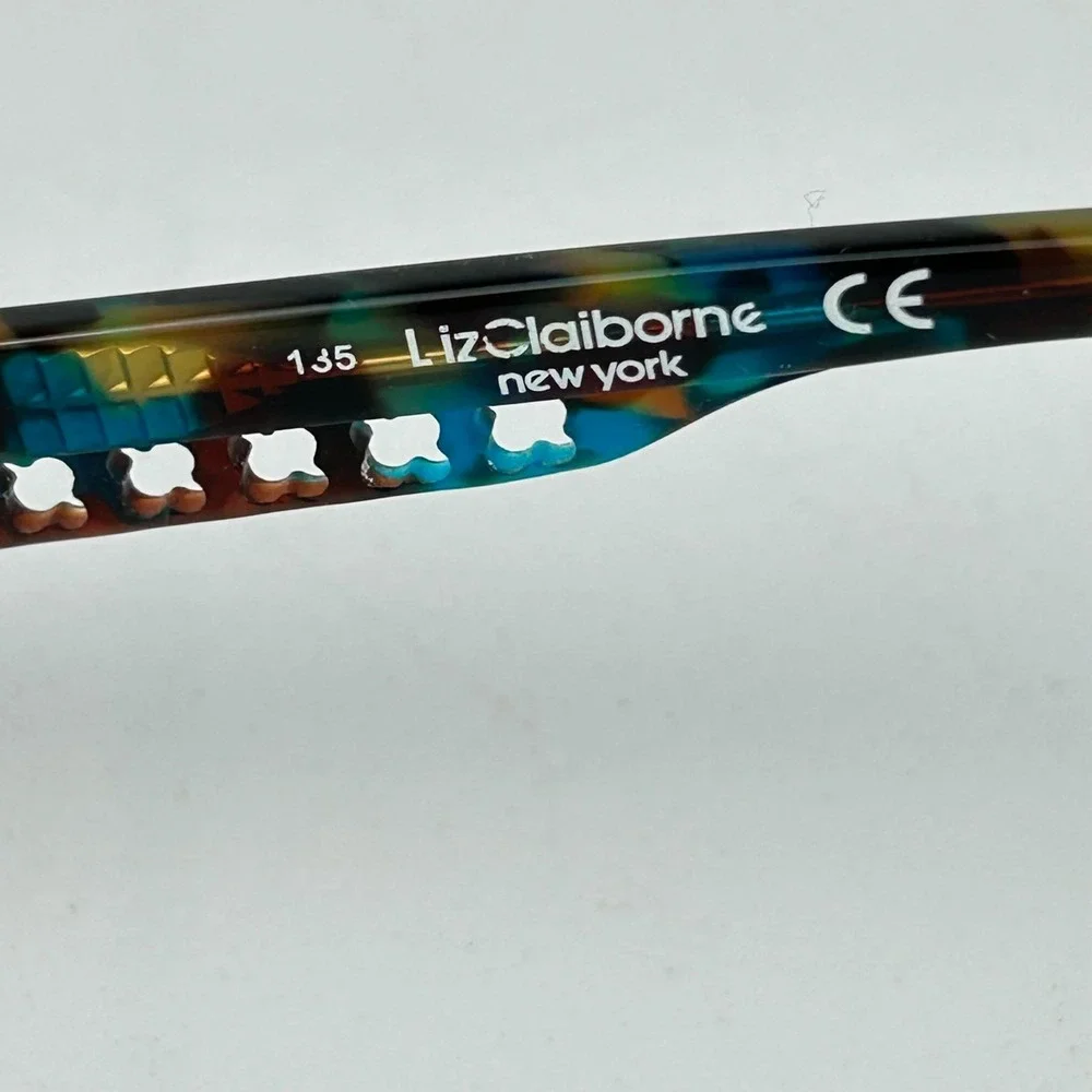 Liz Claiborne New York L353 0RX3 Women Eyeglasses Frame Brown Half Rim 52-18-135